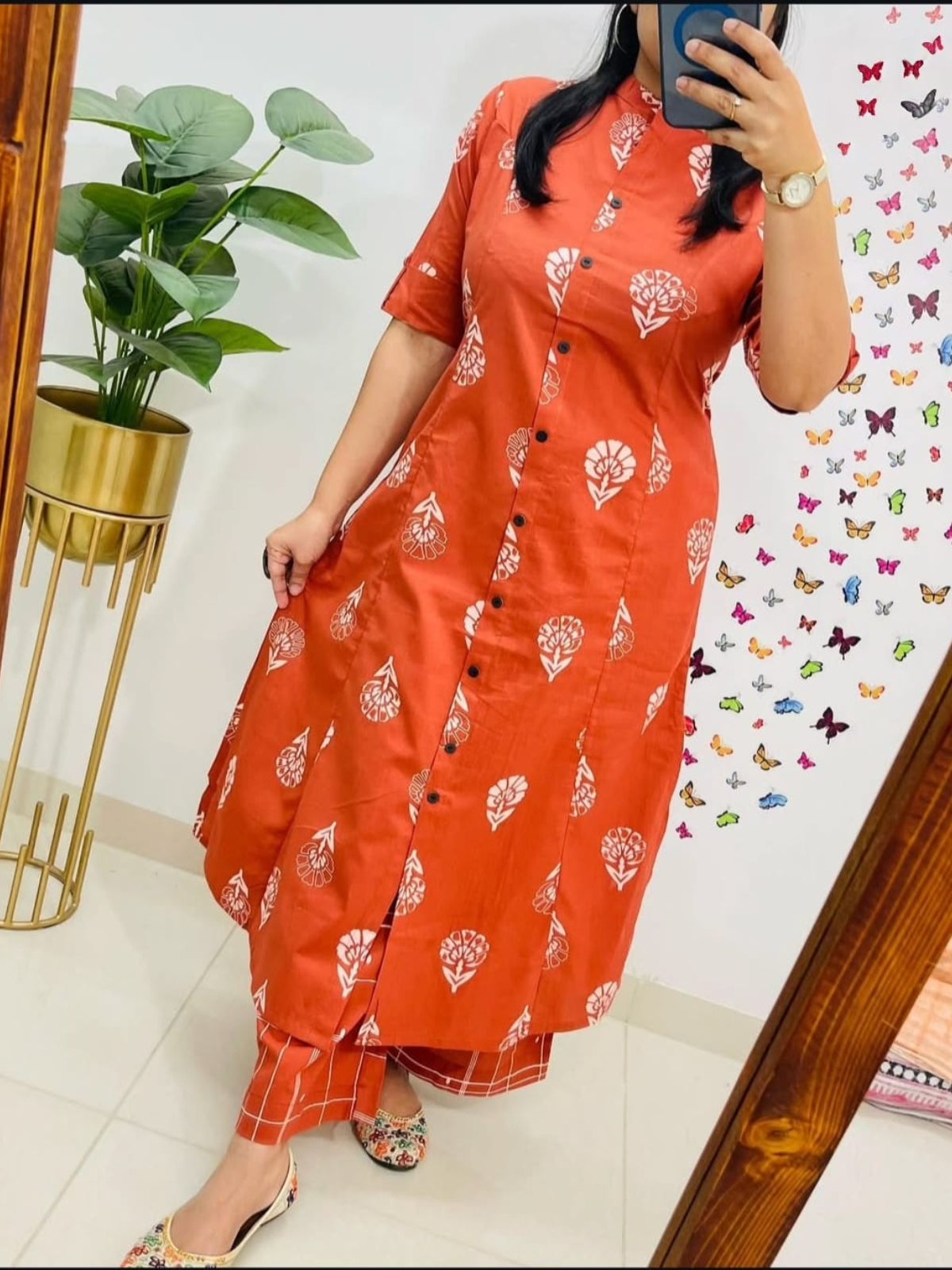 Stylish Polyrayon Digital Print Kurti Pant Co-Ord Set for Women | Casual & Festive Wear